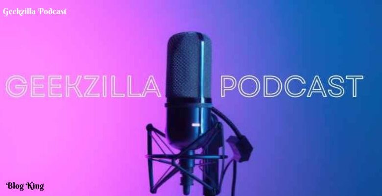 Geekzilla Podcast official logo, a dynamic representation of the brand.